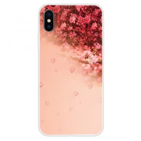 Transparentes iPhone XS Cover Romantischer Baum