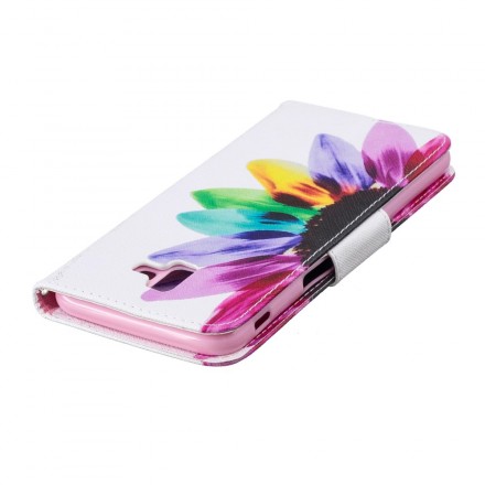 Hülle Samsung Galaxy J6 Plus Blume Aquarell Hülle Samsung Galaxy J6 Plus Blume Aquarell