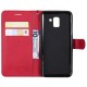 Samsung Galaxy J6 Plus Tasche in Lederoptik mit Trageriemen Samsung Galaxy J6 Plus Tasche in Lederoptik mit Trageriemen