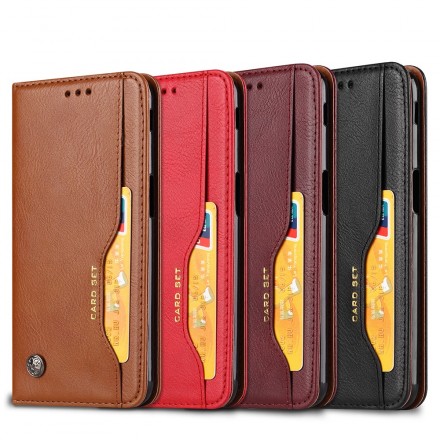 Flip Cover Samsung Galaxy J6 Plus Kunstleder Kartenhalter