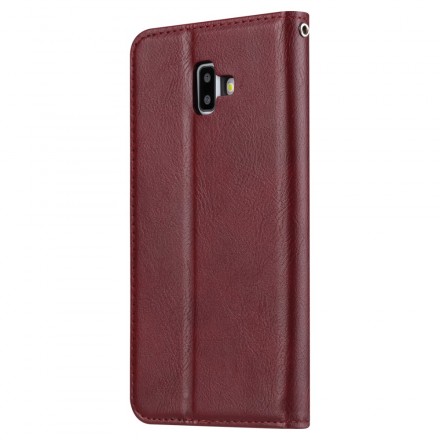 Flip Cover Samsung Galaxy J6 Plus Kunstleder Kartenhalter