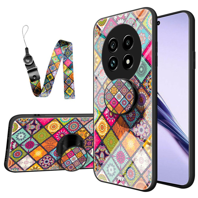 Hülle Realme 13 Pro 5G / 13 Pro Plus 5G Patchwork Halterung und Riemen