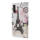 Samsung Galaxy A7 Eiffelturm Retro Tasche