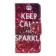 Hülle Samsung Galaxy A7 Keep Calm and Sparkle