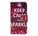 Hülle Samsung Galaxy A7 Keep Calm and Sparkle