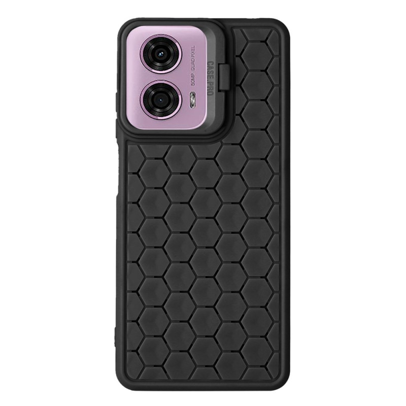 Moto E14 Cover Waben-Design