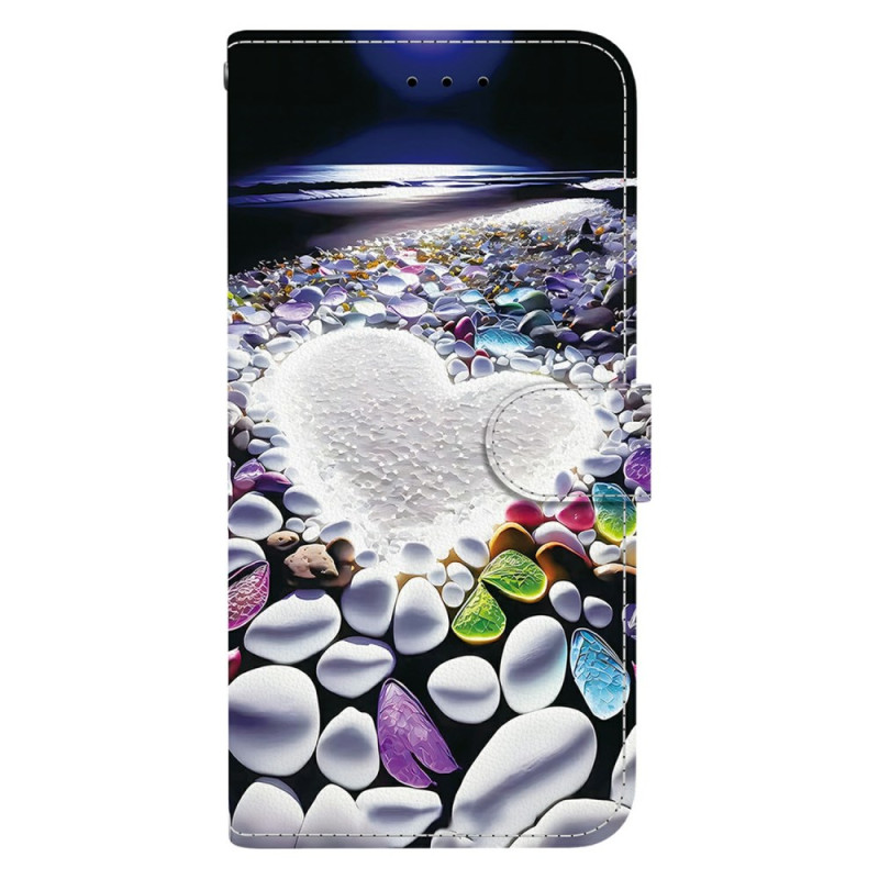 Housse Moto G05 / E15 Coeur Blanc