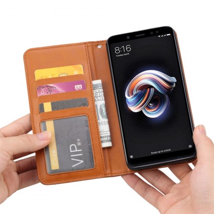 Flip Cover Huawei P Smart Plus Kunstleder Kartenhalter