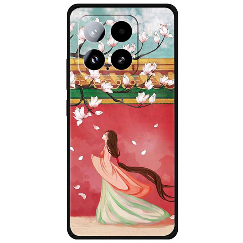 Xiaomi 15 Women's Cover mit Pfirsichblüten