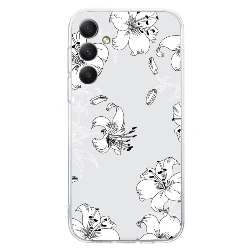 Samsung Galaxy A56 5G Cover Weiße Blumen