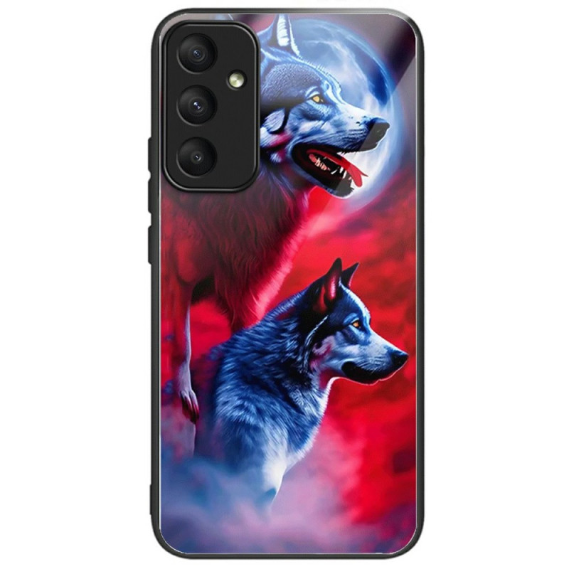 Samsung Galaxy A56 5G Panzerglas
 Cover Wolfsmotiv