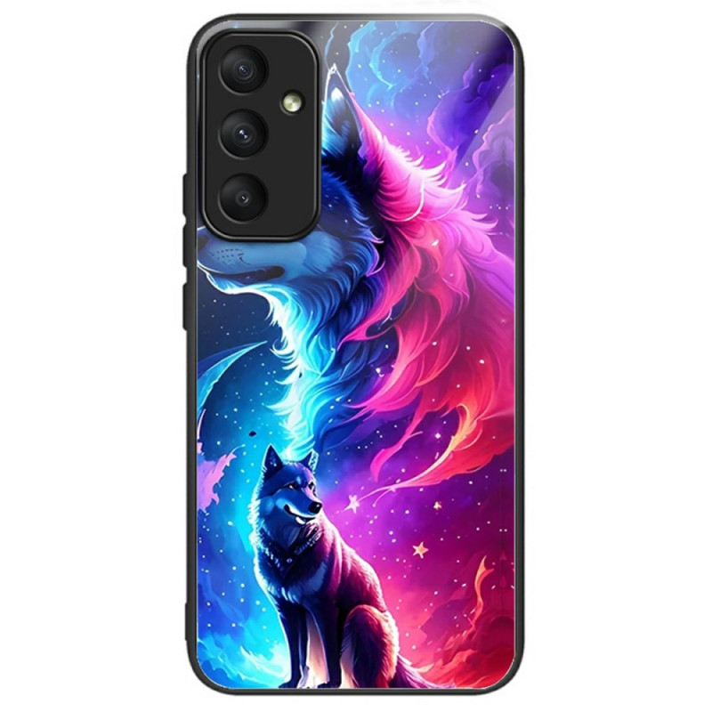 Samsung Galaxy A36 5G Panzerglas
 Cover Bunte Wölfe