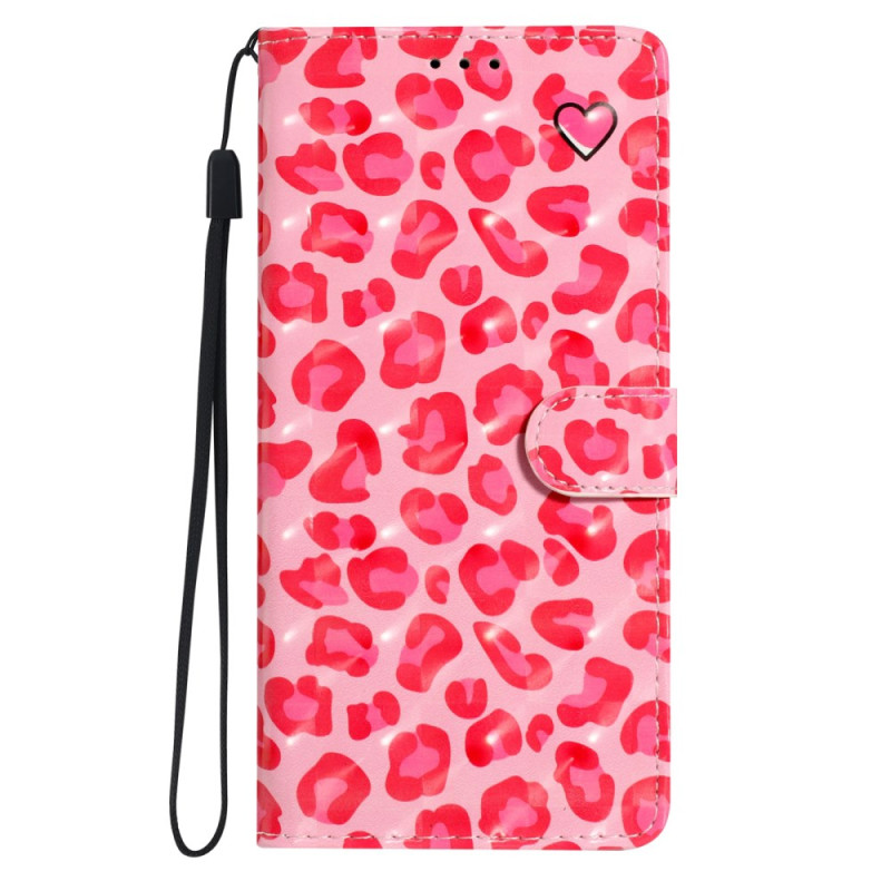 Xiaomi 15 Pro Hülle Leopardenmuster Pink 3D