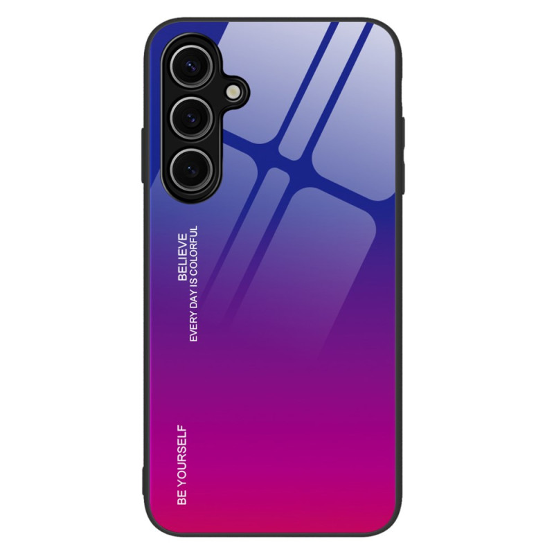 Samsung Galaxy A16 4G / 5G Hülle aus gehärtetem Glas mit Farbverlauf