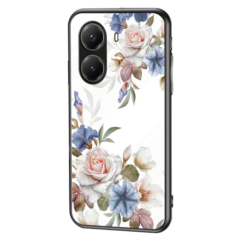 Coque Poco X7 Pro 5G Verre Trempé Motif Floral