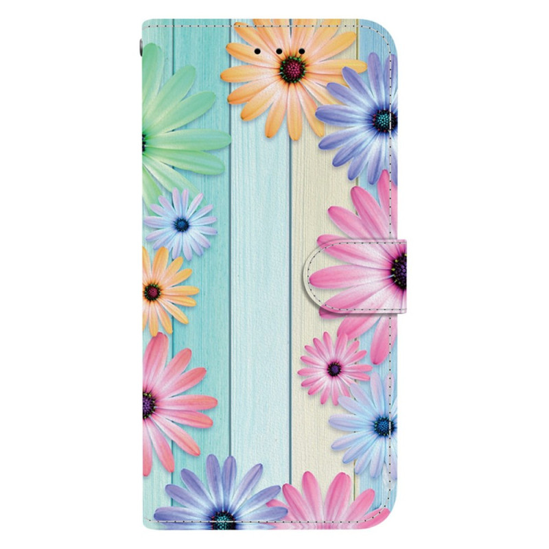 Hülle Moto G85 5G Sonnenblumenmotiv Bunt