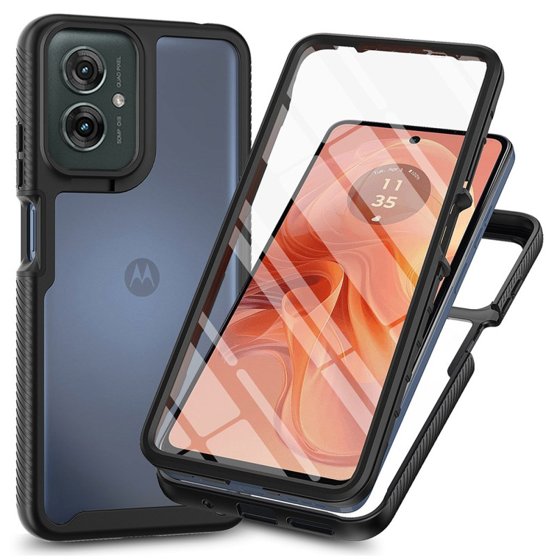 Motorola Moto G55 5G Cover Silikonrand und Displayfolie