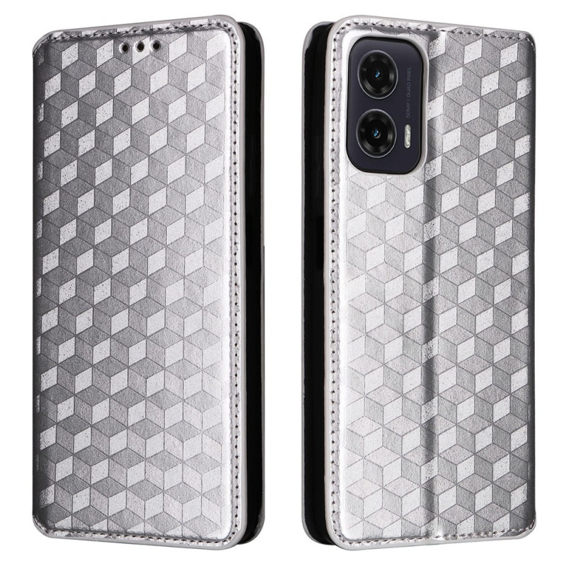 Flip Cover Moto G35 5G Rauten 3D