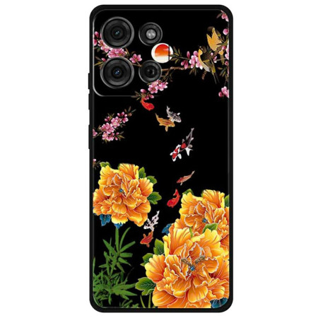 Moto G75 5G Cover Blumen...