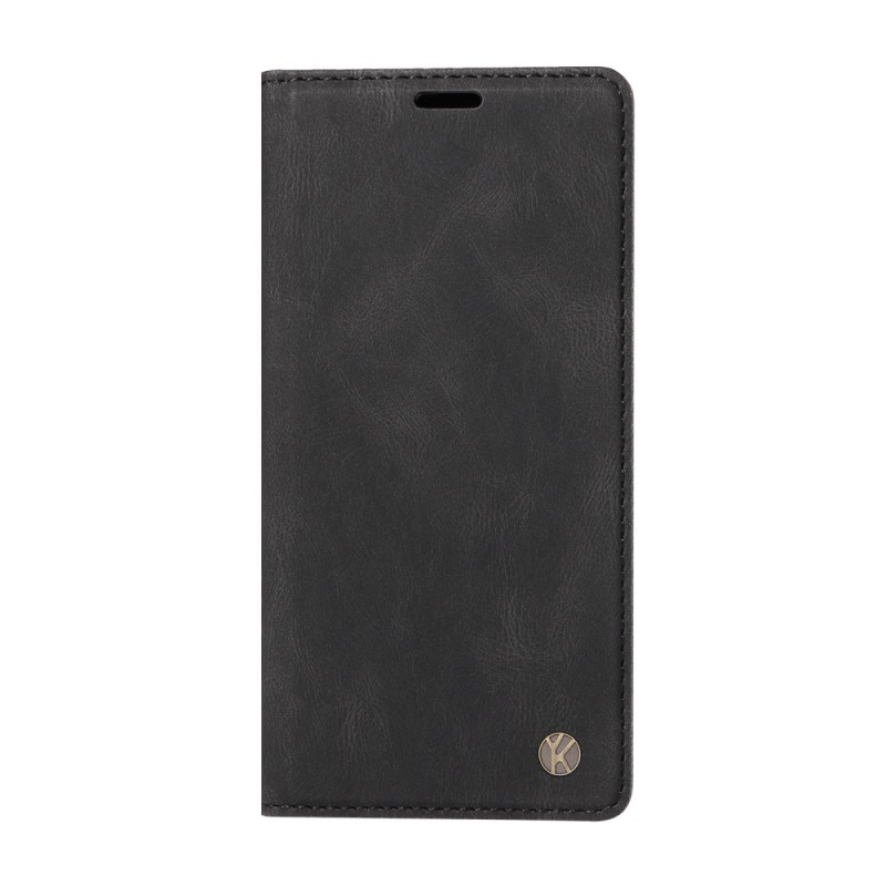 Flip Cover Xiaomi Redmi Note 14 4G Wildleder-Effekt Gegerbt YKATU