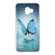 Samsung Galaxy J6 Schmetterling Cover Blau Fluoreszierend
