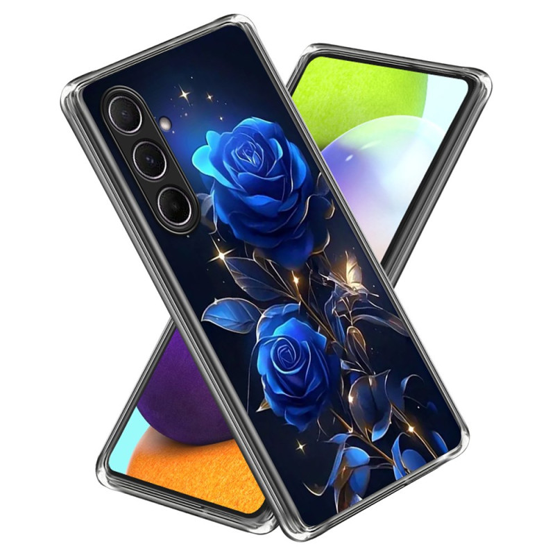 Samsung Galaxy A56 5G Hülle Rosen Blau