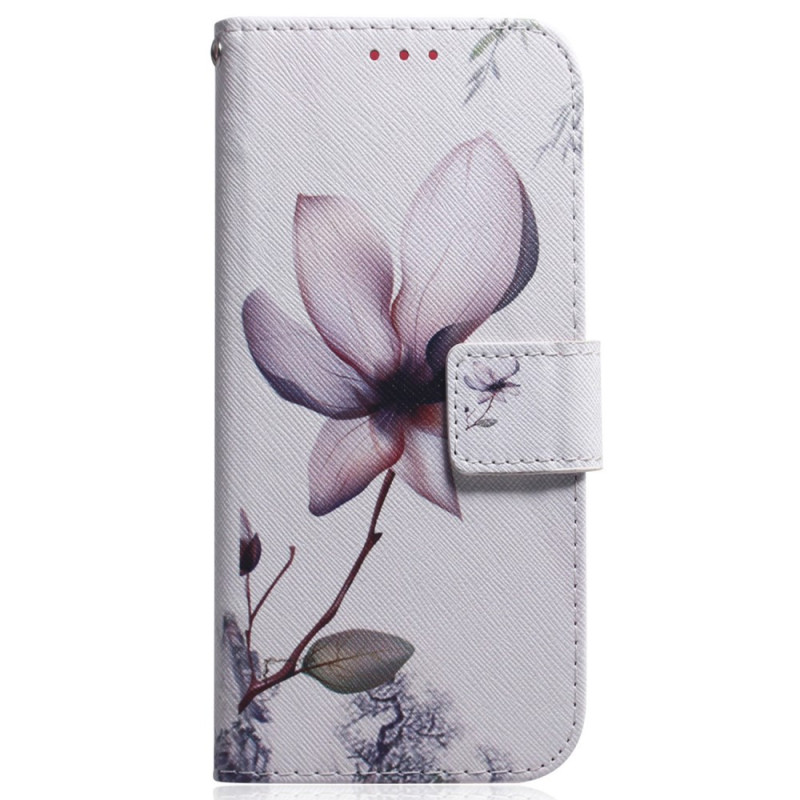 Xiaomi Redmi Note 14 4G Hülle Blume Rosa