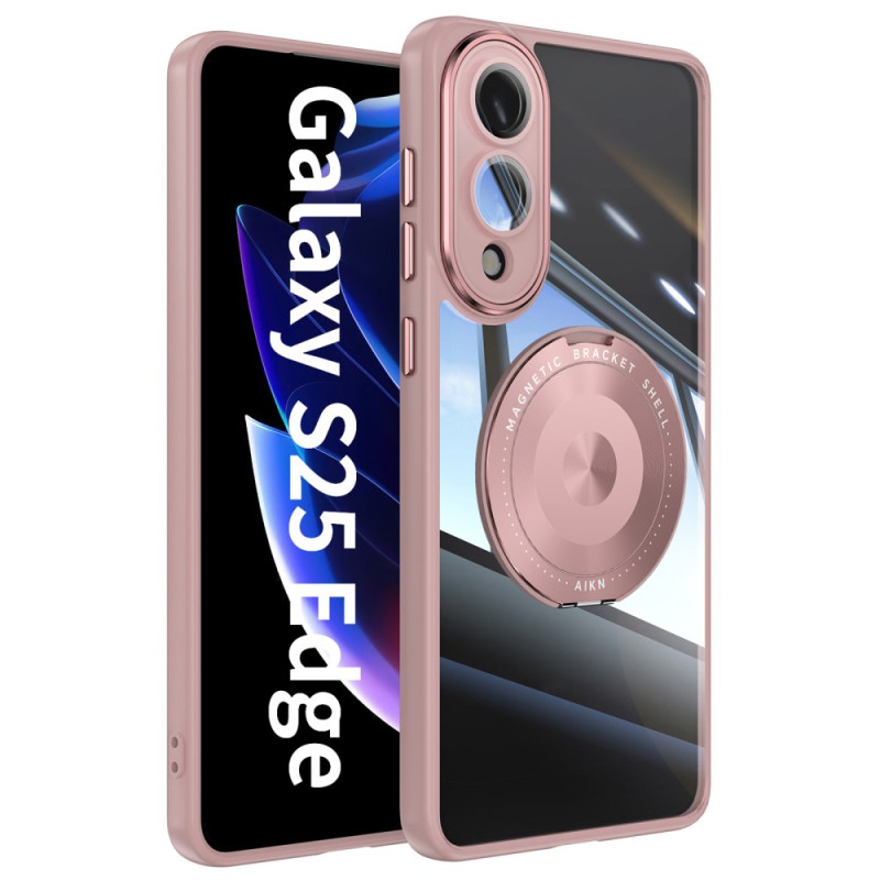 Coque Samsung Galaxy S25 Edge Support Rotatif et Protection d'Objectif