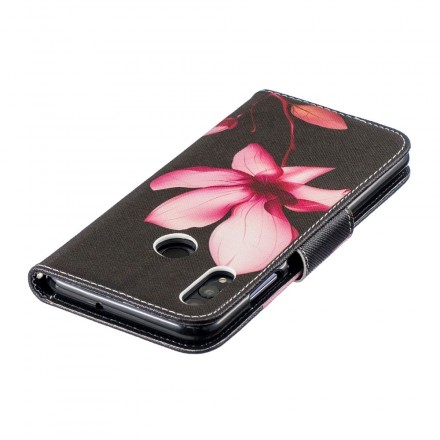 Hülle Honor 10 LIte / Huawei P Smart 2019 Blume Rosa