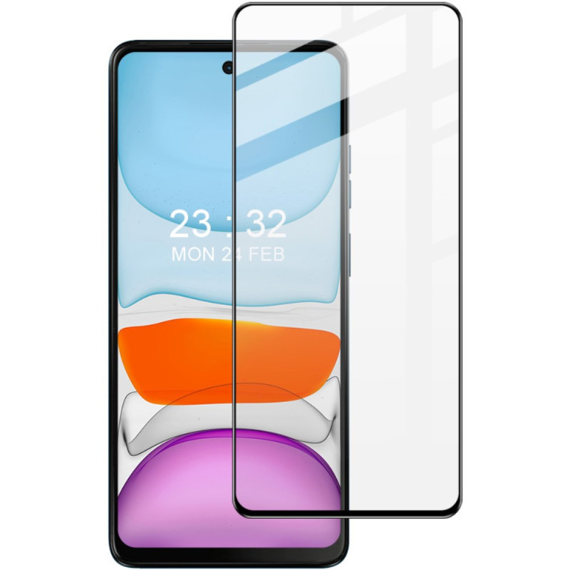 Vollständiger Schutz aus gehärtetem Glas für das Display des Moto G24 Power IMAK