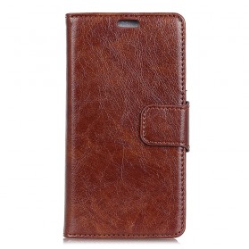 Hülle Samsung Galaxy S10 Glänzendes Leder-Effekt