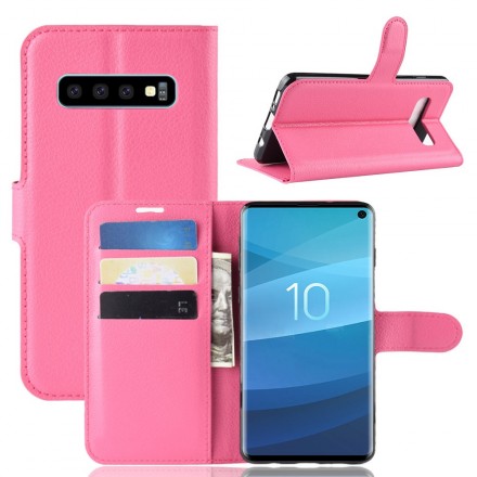 Samsung Galaxy S10 Kunstleder Retro Tasche Samsung Galaxy S10 Kunstleder Retro Tasche