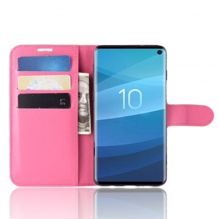 Samsung Galaxy S10 Kunstleder Retro Tasche Samsung Galaxy S10 Kunstleder Retro Tasche