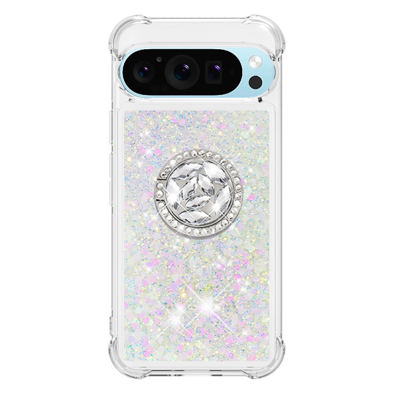 Google Pixel 10 Glitter Cover mit Ringhalter