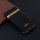 Samsung Galaxy S10 Lite Stoff & Lederoptik Tasche mit Riemen