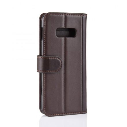 Housse Samsung Galaxy S10 Lite Cuir Fendu 