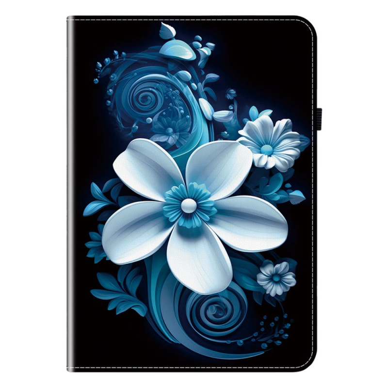 Samsung Galaxy Tab S10 Plus / S9 FE Plus / S9 Plus Hülle Blume Weiss