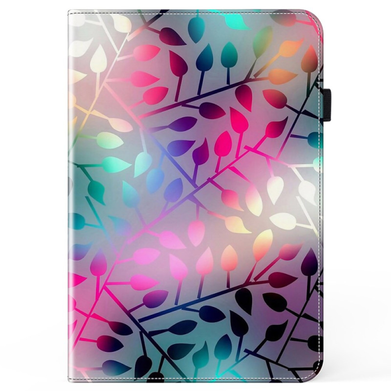 Samsung Galaxy Tab S10 Plus / S9 FE Plus / S9 Plus Tasche Bunte Blätter