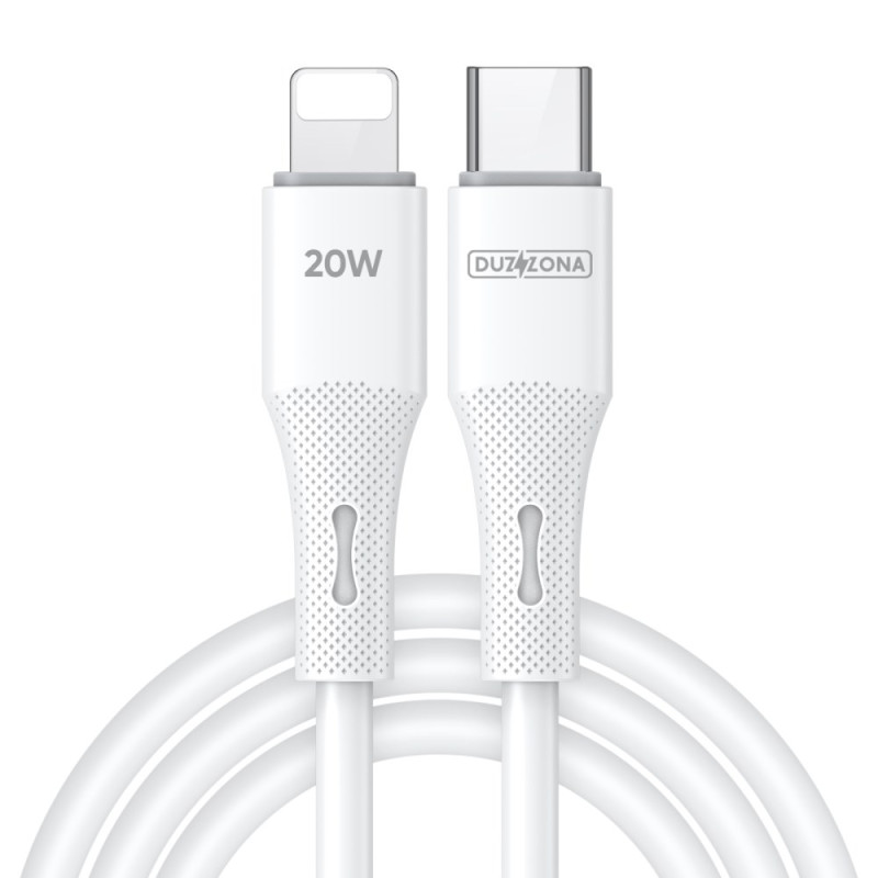 iPhone Ladekabel 20W DUZZONA Weiß