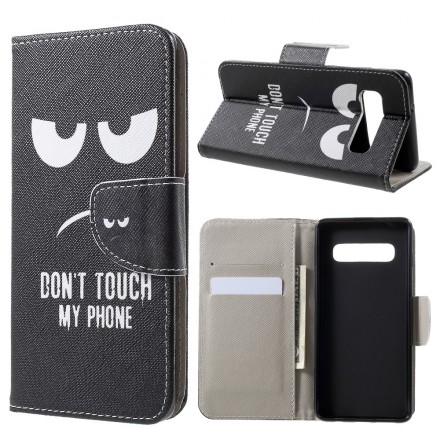 Samsung Galaxy S10 Don't Touch My Phone Hülle