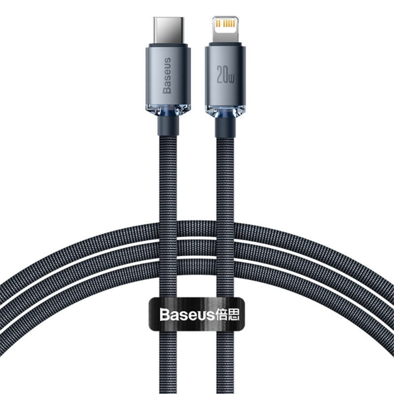 Schnellladekabel Type-C auf iP Crystal Shine Series BASEUS - 1,2 m