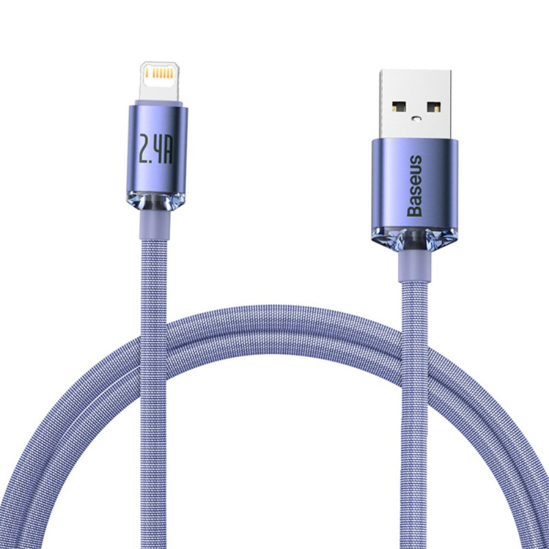 USB-Schnellladekabel auf iP Crystal Shine Series BASEUS