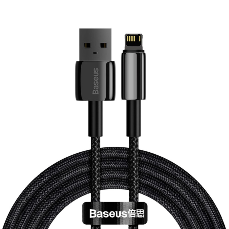 Lade- und Datenübertragungskabel USB auf iP 2M Serie Tungsten Gold (schwarz) BASEUS - 2m