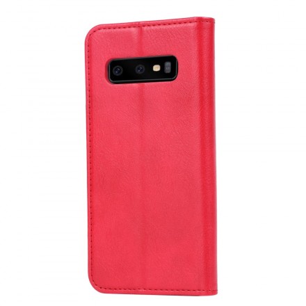 Flip Cover Samsung Galaxy S10 Kunstleder Kartenhalter