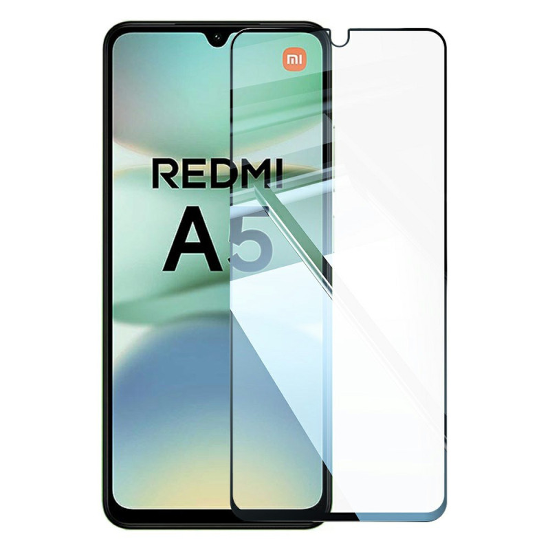 Vollständiger Schutz aus gehärtetem Glas für das Display des Xiaomi Redmi A5 4G