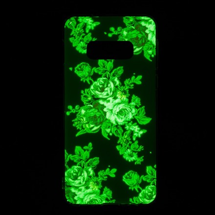 Samsung Galaxy S10 Lite Cover Liberty Flowers Fluoreszierend