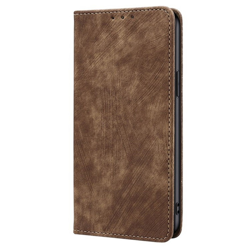 Flip Cover Realme 14 Pro 5G RFID-Schutz Wildlederoptik
