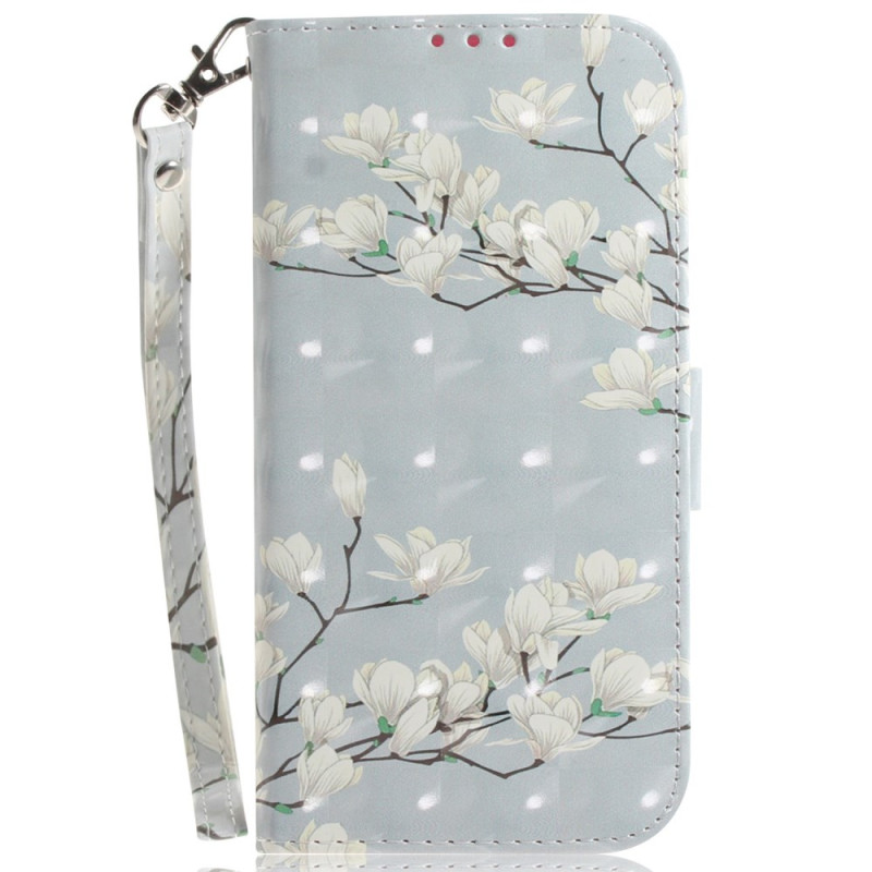 Tasche Realme Note 60X / C63 / C61 Branches mit Riemen
