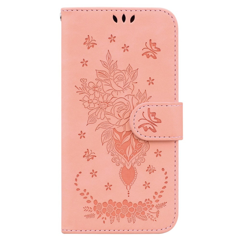 Hülle Realme Note 60 / 60X / C63 / C61 Wildlederoptik Roses
