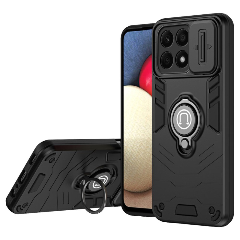 Honor X8b Cover Ringhalter und Schiebefenster für Objektiv